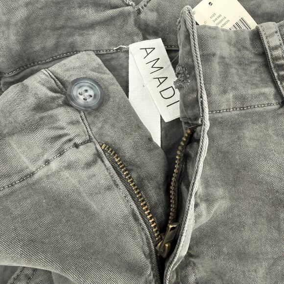 Amadi Jeans Women’s Size Small Anthropologie NWT High Rise Carbon Wash Gray - Picture 8 of 16